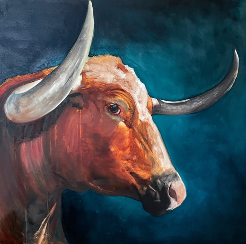 Longhorn in Oil #18